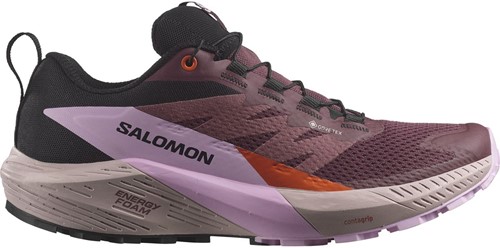 Salomon Sense Ride 5 GTX W - Catawba Grape/Orchid Bouquet/Cherry Tomato - 42 (UK 8)