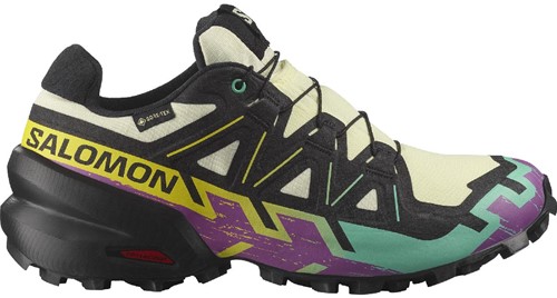 Salomon Speedcross 6 GTX W - Transparent Yellow/Black/Waterfall - 40 2/3 (UK 7)