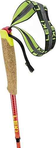 Leki Alphatrail FX.One Superlite - Bright Red/Neon Pink