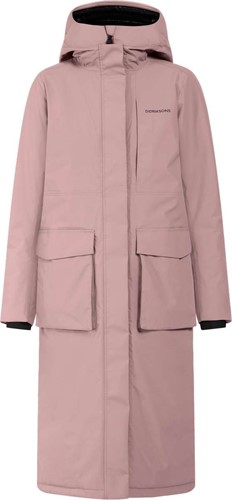 Didriksons Leya Parka Long W - Faded Wine - 36