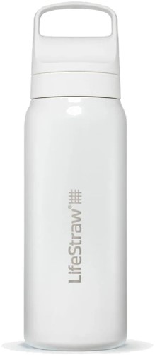 LifeStraw Go Series - Stainless Steel - 700 ml - Polar White