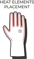 HeatX Heated Outdoor Gloves - Brown/Black