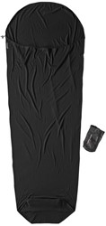 Cocoon Mummy Liner - 100% Merino Wool - Zwart