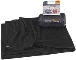 Cocoon Travel Blanket - Merino/Silk - Black