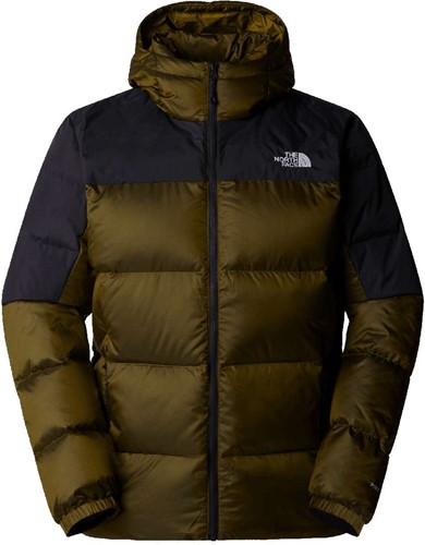 The North Face M's Diablo Down Hoodie - Moss Green/Black Heather - S