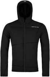 Ortovox Fleece Light Hoody - Black Raven - Fleecevest Heren
