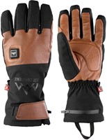 HeatX Heated Outdoor Gloves - Brown/Black