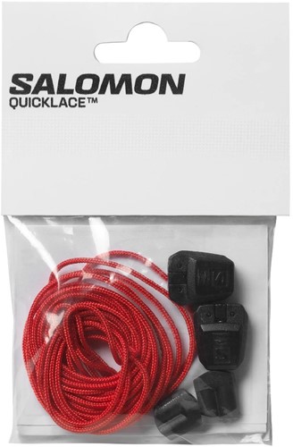 Salomon Quicklace Kit - Racing Red/Black/Black