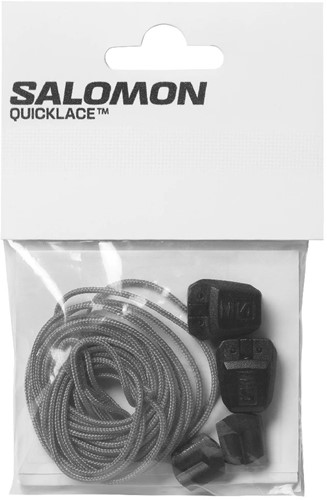 Salomon Quicklace Kit - Silver/Black/Black