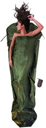 Cocoon Mummy Liner - 100% Silk - Dark Olive