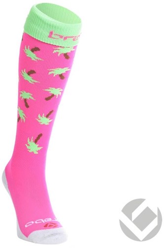Brabo Sokken Palms Pink Lime Green 2018