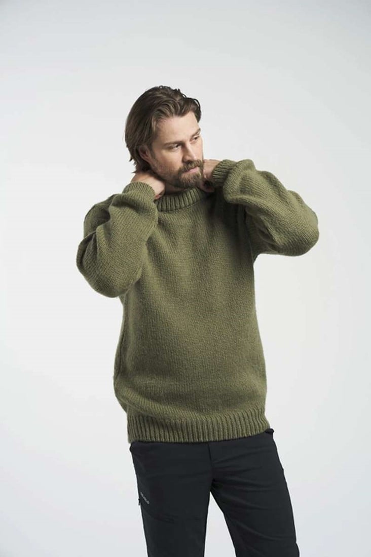 Devold Nansen Wool Sweater - Olive - XS uw specialist in outdoor