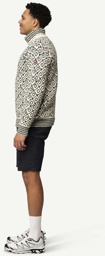 Devold Svalbard Wool High Neck - Offwhite/Anthracite