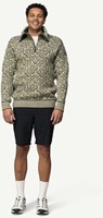 Devold Svalbard Wool Zip Neck - Olive/Offwhite