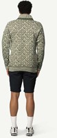 Devold Svalbard Wool Zip Neck - Olive/Offwhite