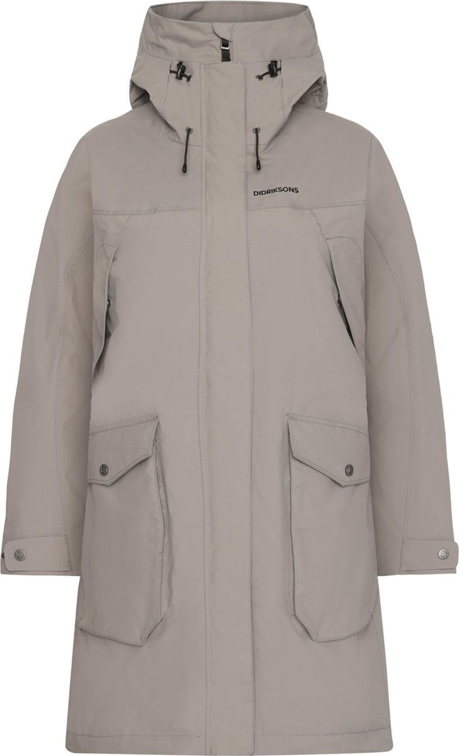Didriksons Thelma Parka W Ash Brown 42 uw specialist in