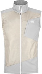 Ortovox Trace Windbreaker Vest - White Tea - Windstopper Heren