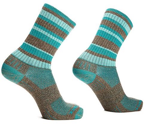 Wrightsock Adventure Crew - Brown/Teal - M