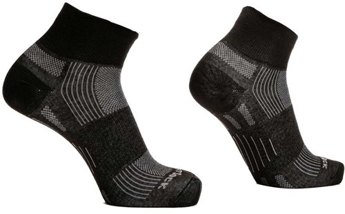 Wrightsock Eco Explore Quarter - Black - S