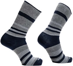 Wrightsock Eco Explore Crew - Navy Stripes - Socks