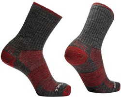 Wrightsock Merino Escape - Grey/Fire - Hiking Socks