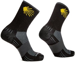 Wrightsock Escape Crew - Black/Camino Logo - Hiking Socks