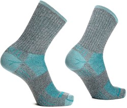 Wrightsock Escape Crew - Ash Twist/Turquoise - Hiking Socks