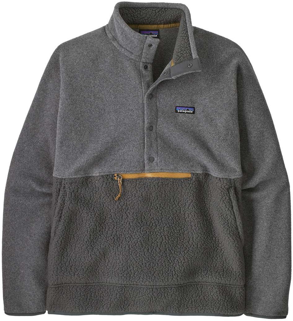 Patagonia M's Retro Pile 1/2 Snap Pullover - Forge Grey - L uw specialist  in outdoor, wintersport, hockey en meer.