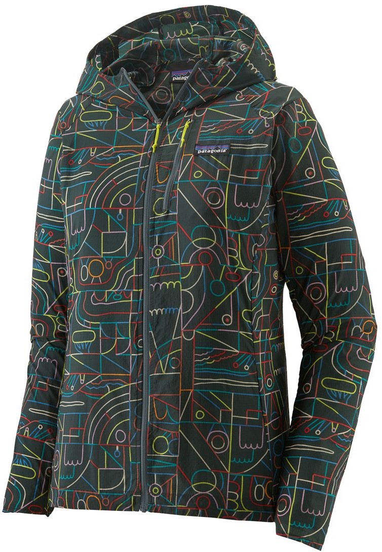 Patagonia W s Houdini Jacket Lose Yourself Outline Nouveau Green XL