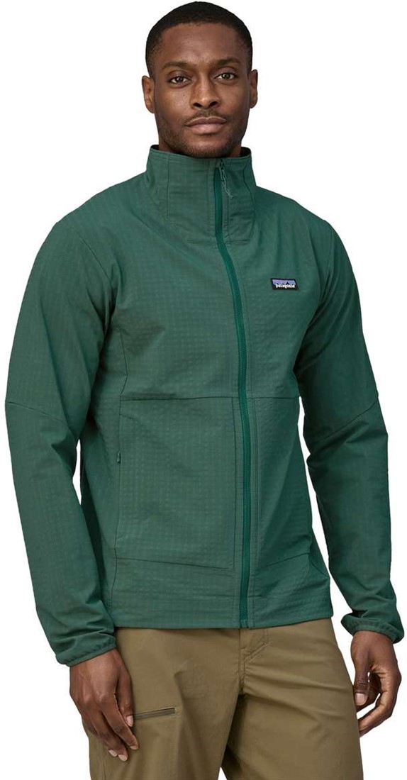 Patagonia M s R1 TechFace Jacket Conifer Green L uw specialist