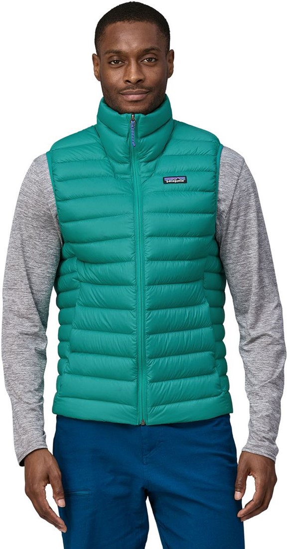 Patagonia M s Down Sweater Vest Subtidal Blue L uw specialist in outdoor wintersport hockey en meer